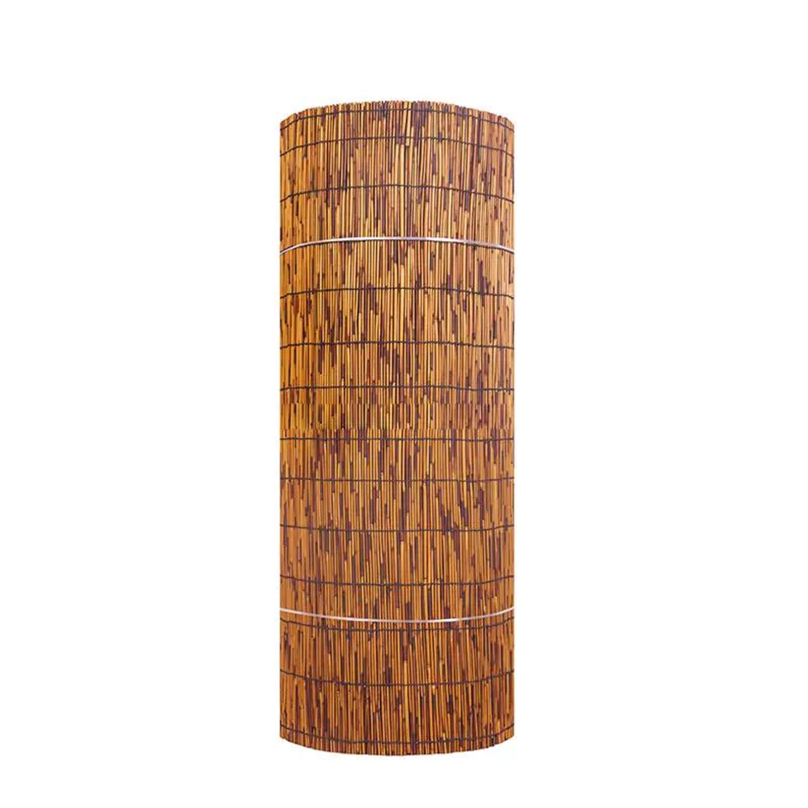 Amazon.de: Schilfrohrmatte 120x600 Bambuszaunrollen Wetterfest Balkon-verkleidung  Bambus Zaun Sichtschutz Sichtschutz Garten 180 Hoch Fr  Auen/garten/pool/dach Natrlicher Schilfrohr Bambuszaun Rollen Holz
