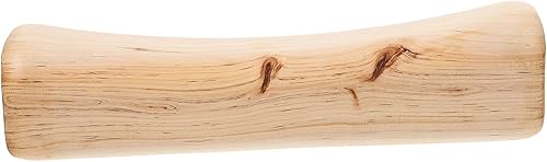 Cabilock Almohada de madera lumbar de la columna vertebral para el alivio del dolor del cuello del sitio de vapor de la sauna