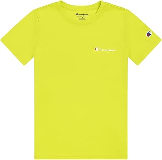 Boys Short Sleeve Tee Shirt Chest Script Big and Little Boys Top