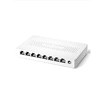 Tenda Ethernet Switch 2.5 Gigabit 8 Porte Switch di Rete LAN(Plug & Play, Unmanaged, Funzionamento silenzioso, Scocca in Plastica, Ideale per NAS 2.5G, Server, AP WiFi 6, 7, Computer) (SM108)