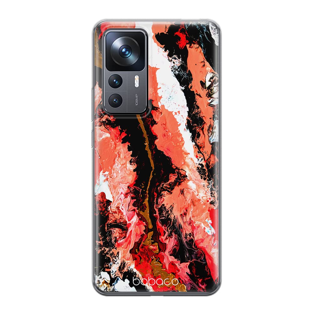Babaco ERT GROUP mobile phone case for Xiaomi 12T/12T pro/K50 Ultra original and officially Licensed pattern Abstrakt 024 optimally adapted to the shape of the mobile phone, case made of TPU