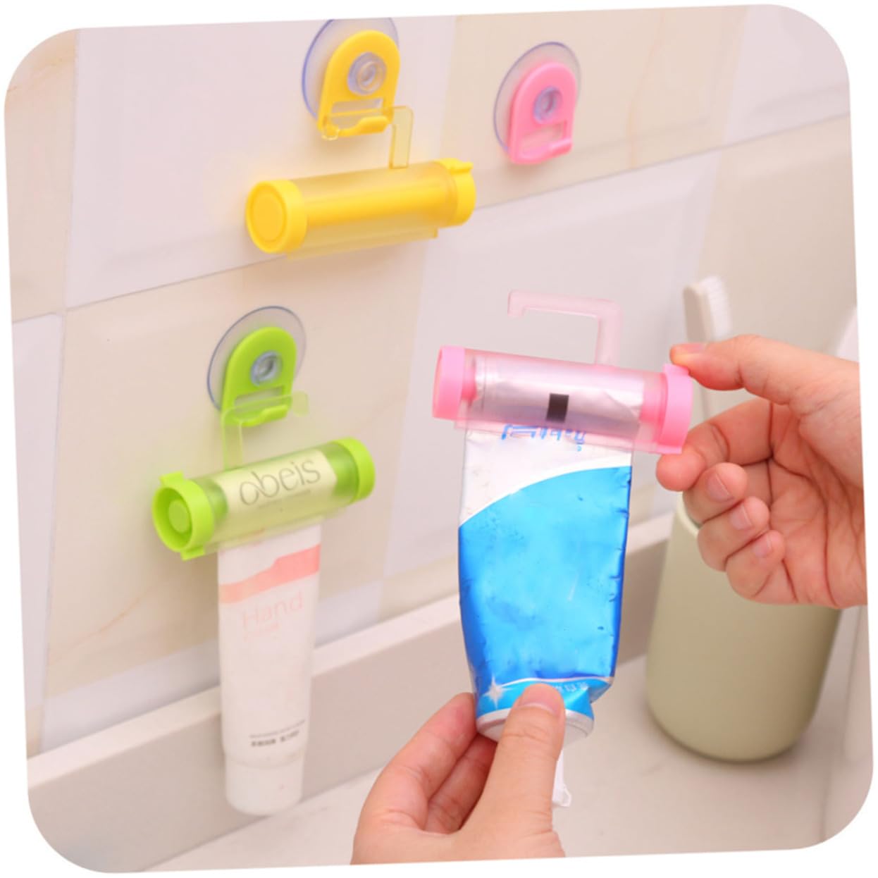 Cabilock Rolling Toothpaste Squeezer Toothpaste Tube Squeezer Toothpastes Toothpaste Squeezer