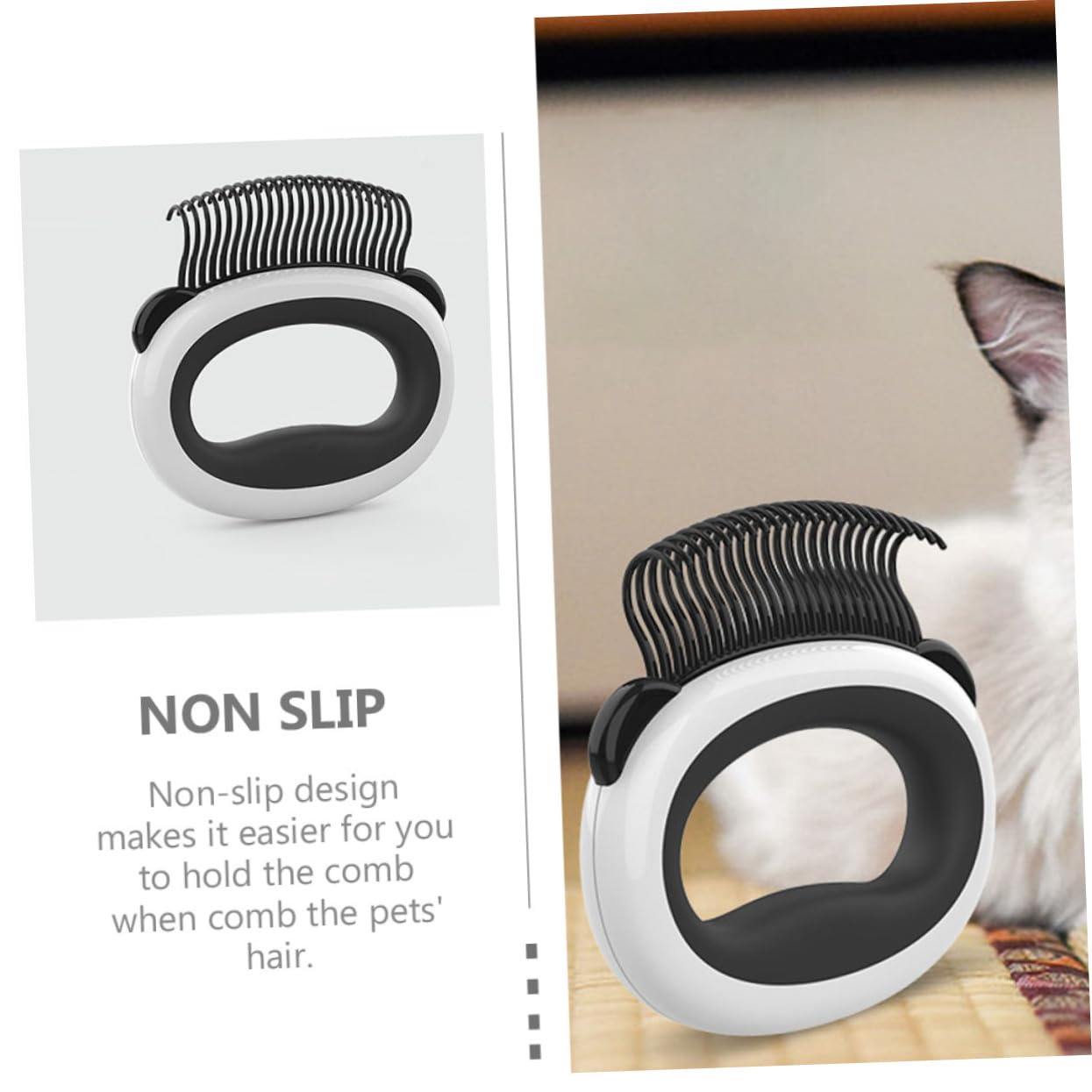 SUPVOX 4piezas Peine De Masaje Para Gatos y Perros Cepillo Desenredante De Mascotas Peine Para Cuidado De Gatos Interior Accesorio De Aseo Para Mascotas Eliminación Fácil De Pelo