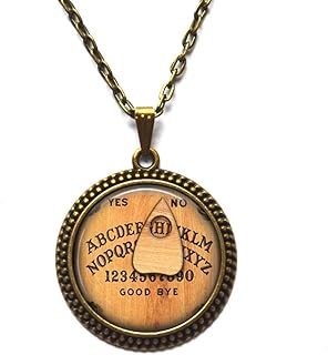 Ouija Board Glass Pendant Ouija Necklace Ouija Jewelry Ouija Gift Photo Pendant Art Pendant Photo Jewelry Art Jewelry Glass Jewelry