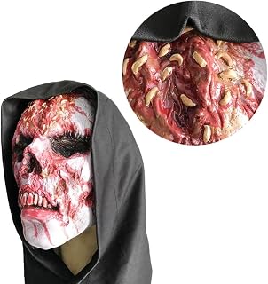 Gogogmee De Fantasma Adulto De Halloween Máscara De Halloween De Halloween Adereços De Cosplay Halloween Capacete Assustador Halloween Cosplay Festa Prop