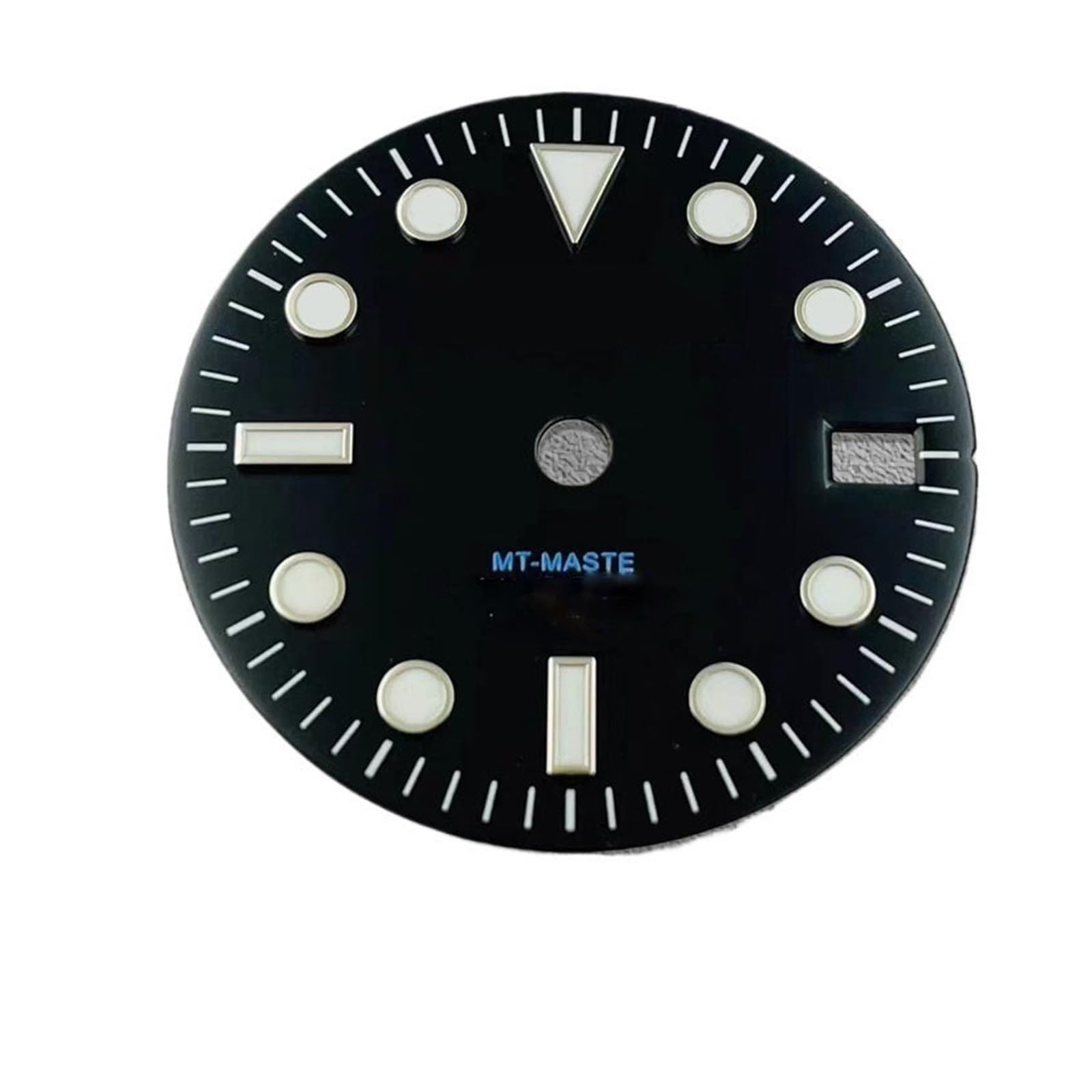 1 szt. Tarcza 28,5 mm S Logo kompatybilne z niebiesko-zielonymi świecącymi częściami zegarków mechanizmem NH34(Color 2)