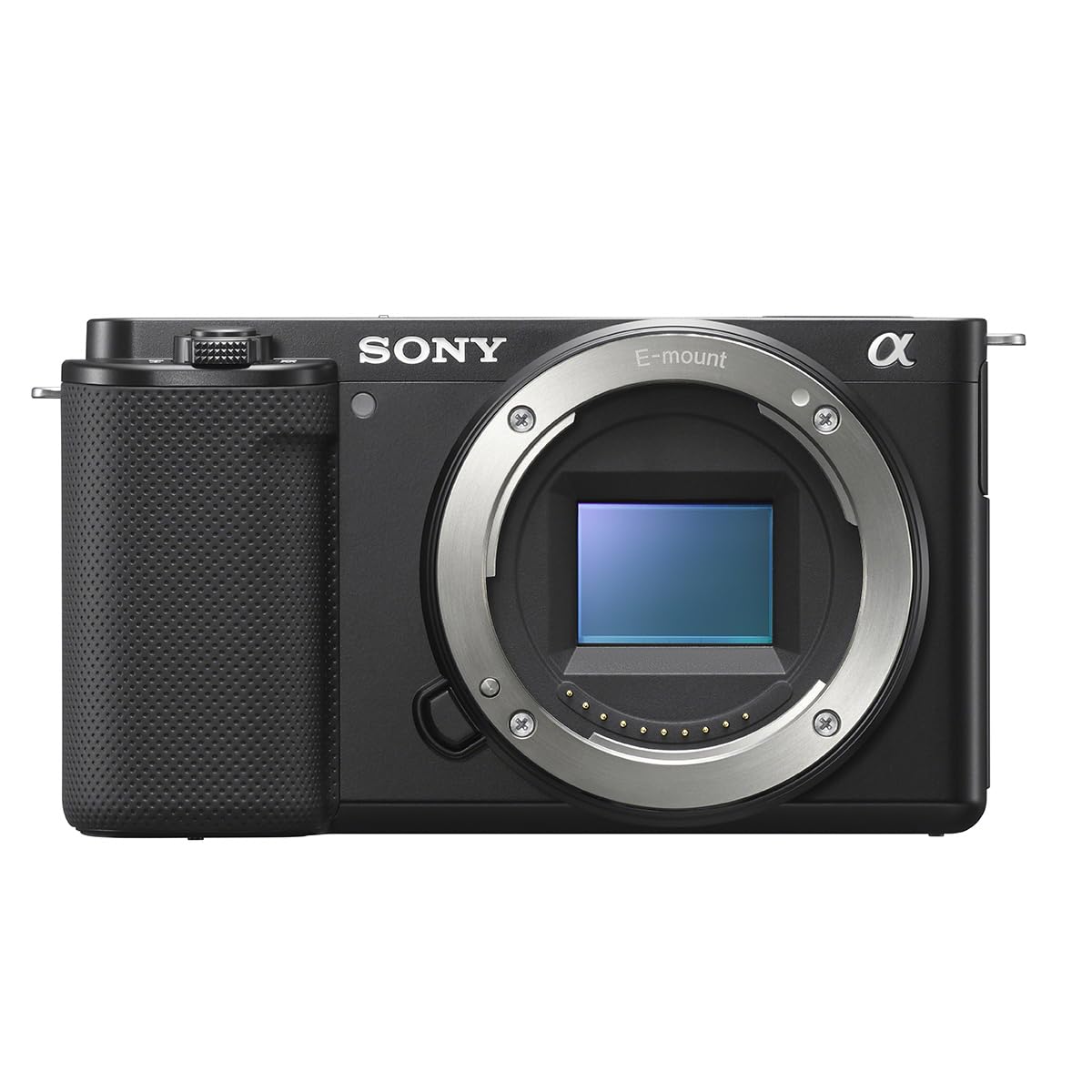 Sony Alpha ZV-E10 - APS-C Interchangeable Lens Mirrorless Vlog Camera Kit - Black: Black Base w/ Mic ECM-S1
