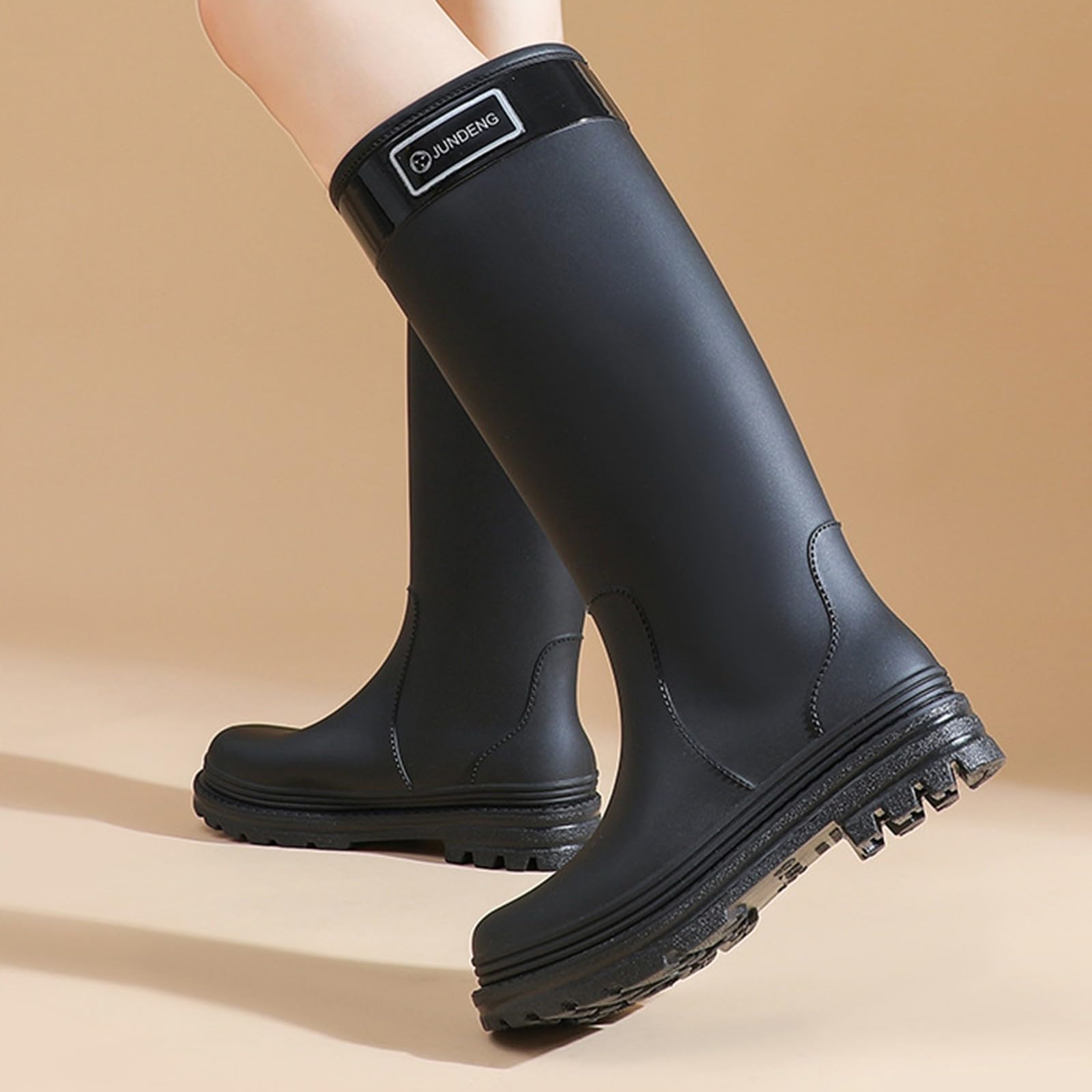 Generico Stivali Pioggia Uomo, Impermeabili Stivali Gomma Comode Scarpe Rain Boots Antiscivolo Calosce Galosce Unisex Scarponcini Antipioggia Stivaletti Scarponi Giardinaggio per La Pioggia