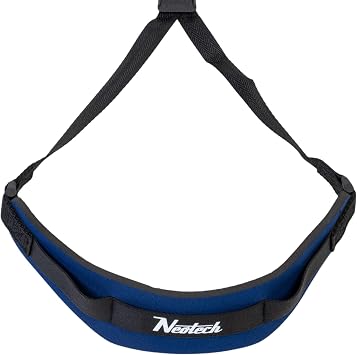 Neotech Saxophone Swivel Hook Neck Strap Soft Sax Padded for Alto Tenor Baritone Soprano (Regular, Navy) - Made in USA