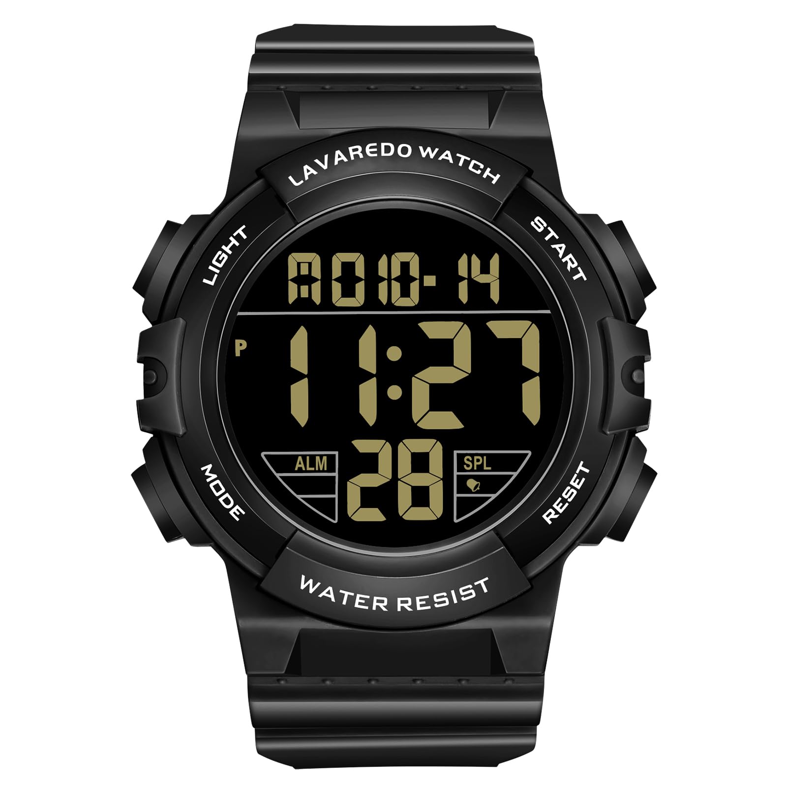 Bomieux Digital Watch Men Waterproof Sports Watches for Men Wrist Watches with Backlight/Alarm/Date/Stopwatch