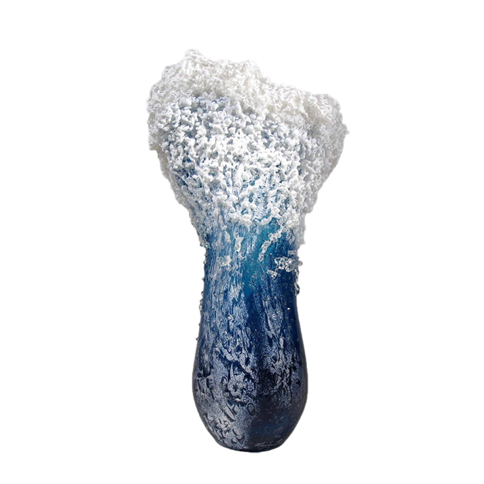 Resin Vase Arrangement Features Sea Aesthetics for Interior Placement Unique
