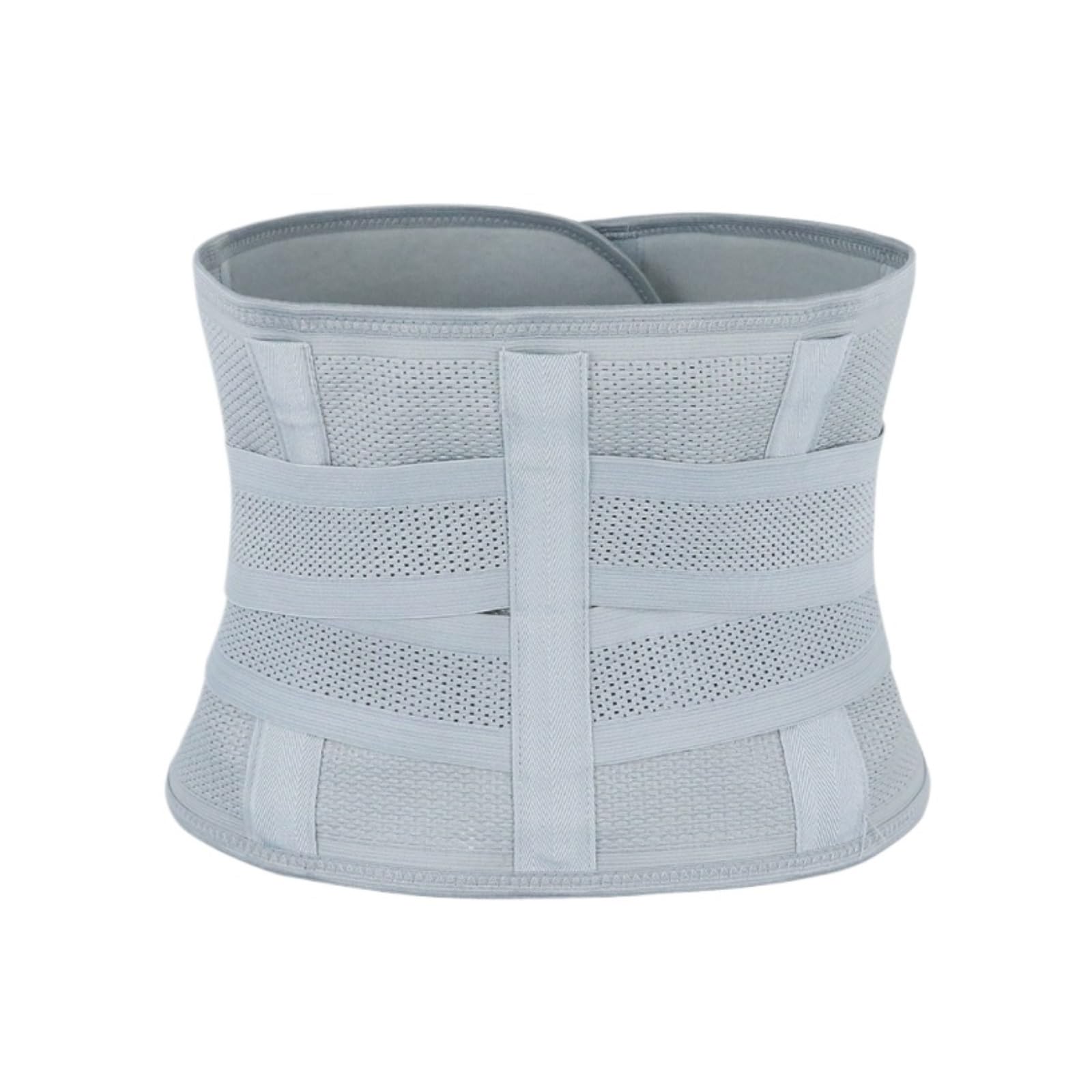 Fascia Lombare Cintura di Supporto Lombare Unisex con tutore for la Schiena Traspirante con correttore di Postura Fascia Schiena Lombare(M)