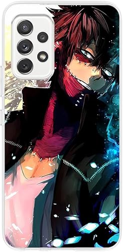 Miniatura 1 de PONNYC Clear Slim Soft Transparent Durable Rubber Silicone TPU Fundas Fit Cover Case for Samsung Galaxy A52 5G dabi Anime Japan 09