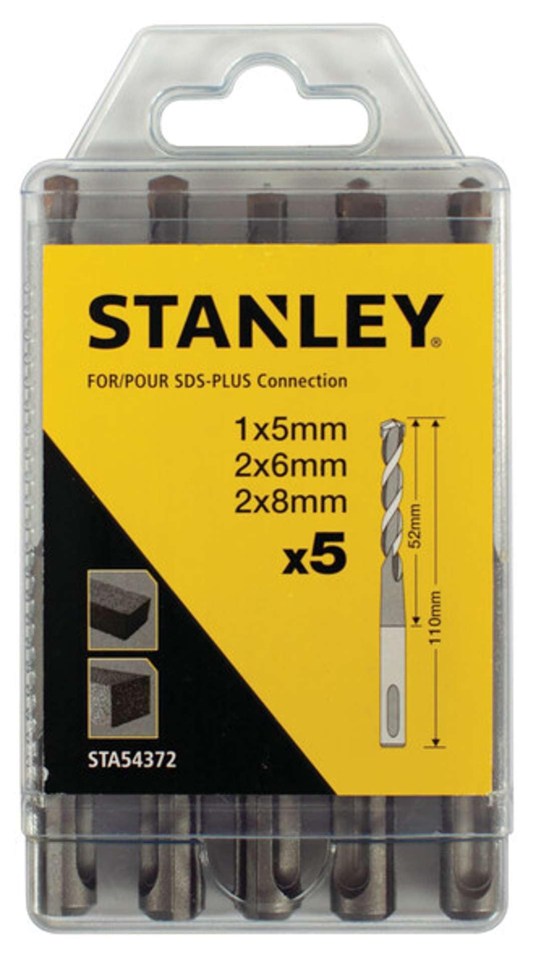 Stanley Sta54372-Xj Merchandiser Con 12 Conjunto For Diyers & Professionals, Built For Repair, Installation And Workshop Tasks