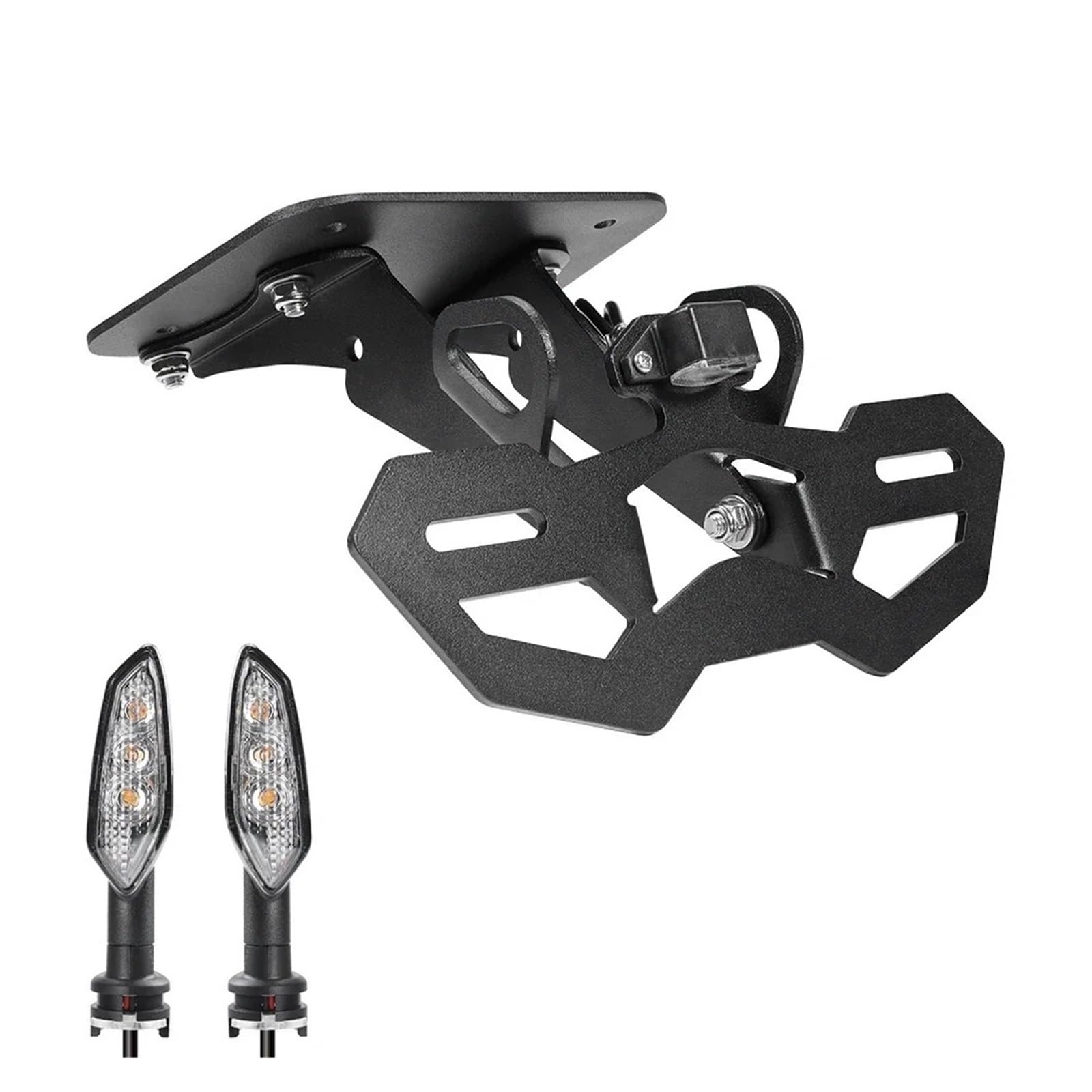 Uchwyt Tablicy Rejestracyjnej Pasuje Do YAMAHA MT03 MT25 YZF R3 R25 2015-2024 LED Light Fender Eliminator Ramka tablicy rejestracyjnej Uchwyt