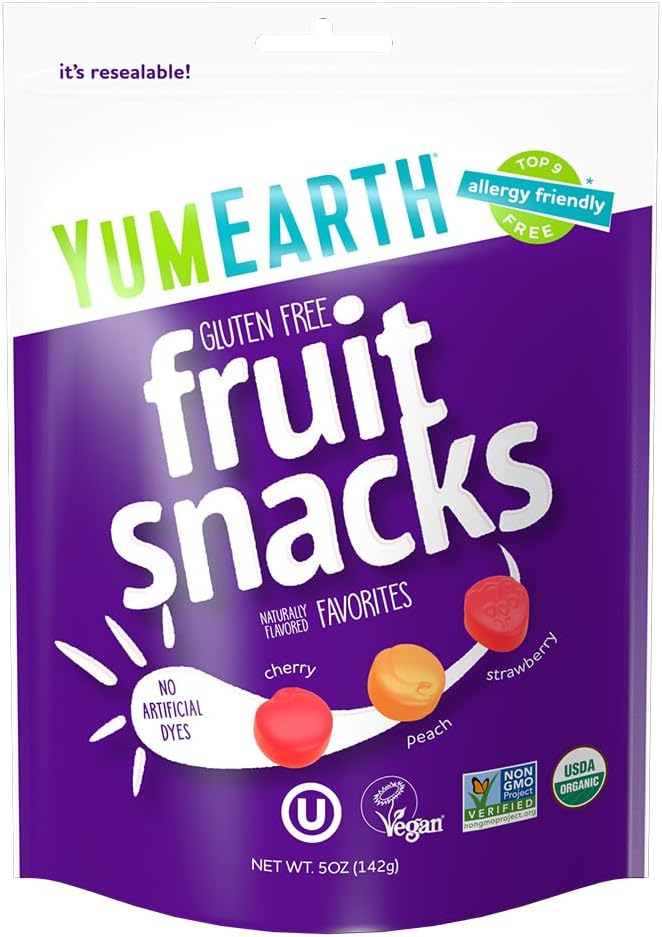 YumEarth Organic Fruit Snacks, Assorted, 5 Oz
