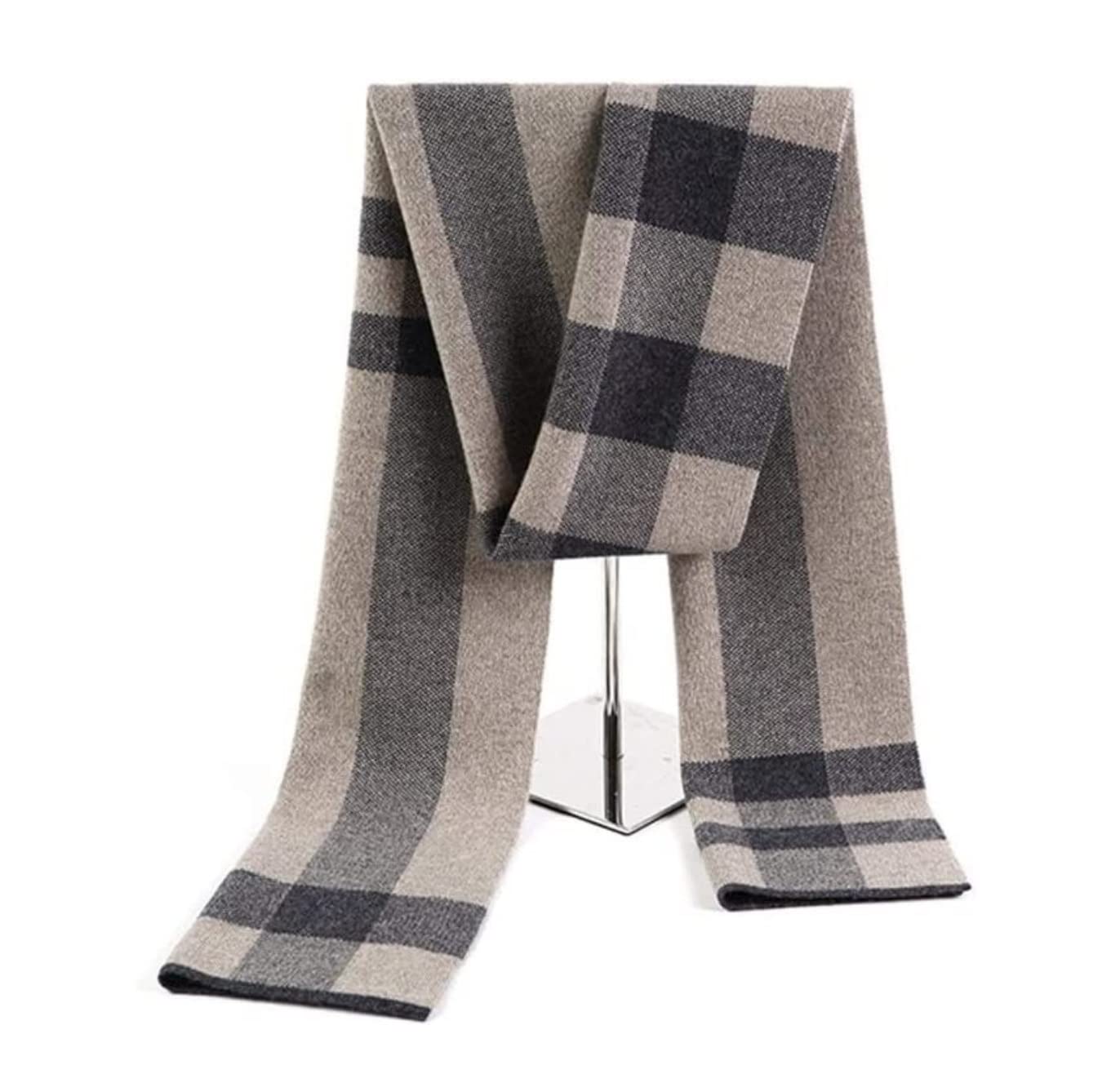Szalik Na Zimę Zimowe Szaliki Zimowe Szaliki Męskie Miękkie Modne Szaliki Kaszmirowe Modny Szalik (Blue : D, Size : 180 * 30cm)