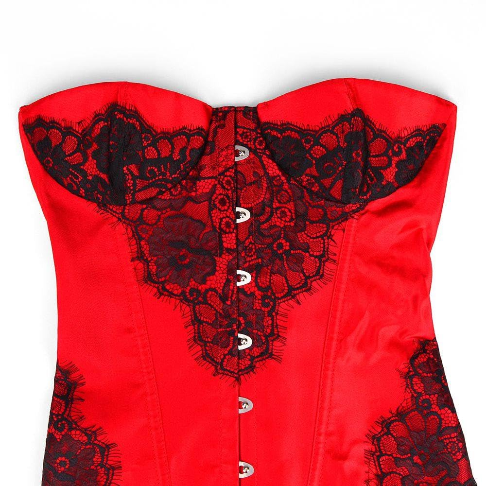 Paski szelki damski gorset gorset top damski slim fit bielizna gorset satynowy overbust gorset sznurowany gorset z paskami do pończoch