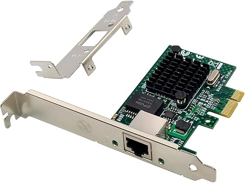 Miniatura 1 de Adaptador de servidor Gigabit Ethernet PCIe con tarjeta de red PCI-E de escritorio PCI-E de Broadcom NetXtreme BCM5751 10/100/1000 Mbps