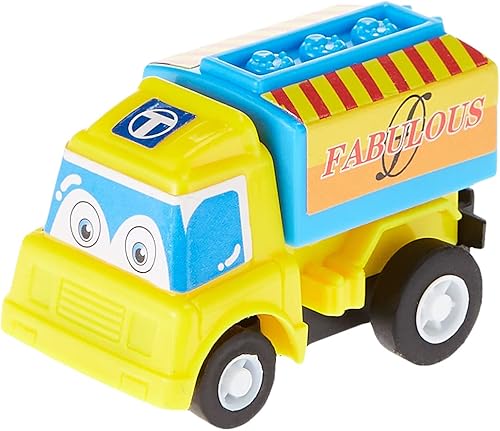 Miniatura 4 de Funcorn Toys Juego de 12 mini vehículos de plástico surtido, juguetes de camión y automóvil para niños pequeños, recuerdos de fiesta, juego de auto