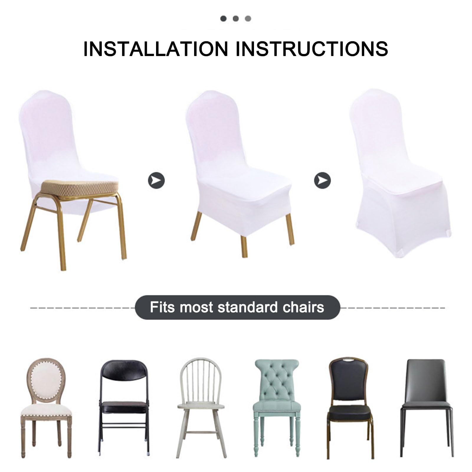 Fundas para Sillas Blancas de Elastano con Parte Frontal Plana de Tela Elástica Funda Ajustable y Lavable para Bodas Fiestas Decoración de Hotel,Maroon,10pcs