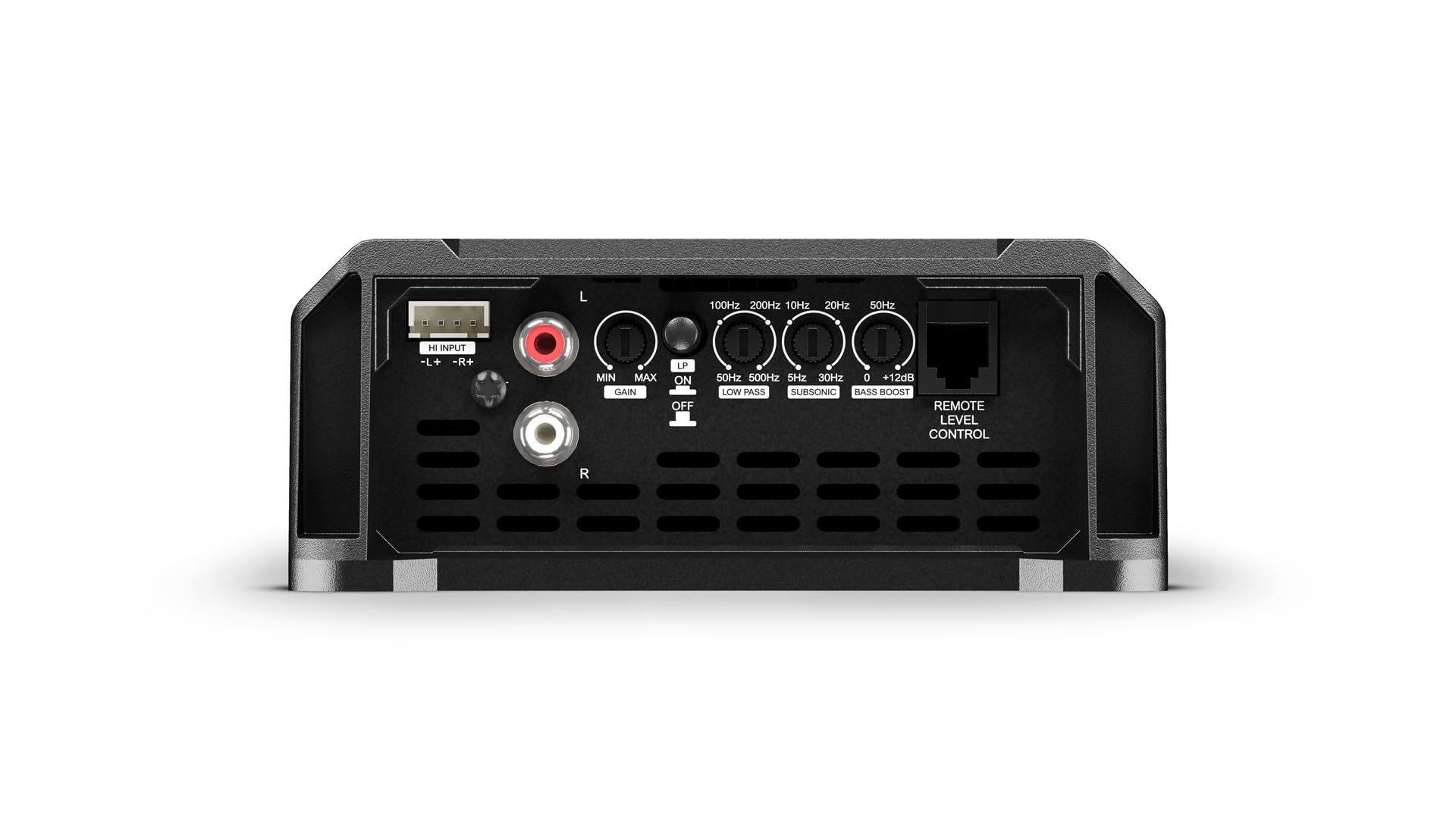 SounDigital 3000.1 EVO 5.0 - Amplificador de coche de 1 canal, amplificador de potencia RMS de 3000 W, 1 ohmio, filtro de paso alto/bajo ajustable, entrada RCA + HL | Bass Boost (mando a distancia) |