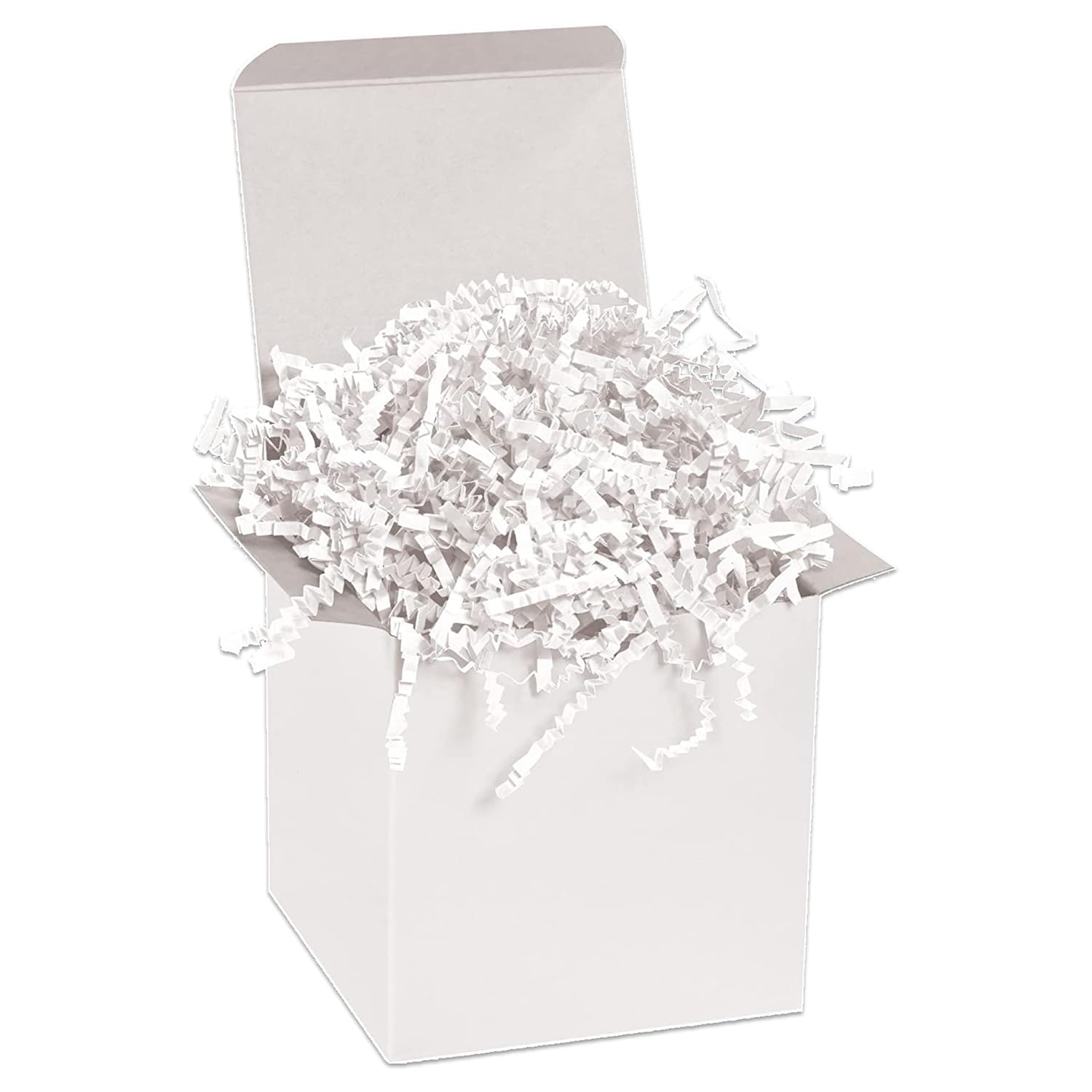 AVIDITI Crinkle Cut Paper Shred Filler, 40lbs Case | Shredded for Box Package, Stuffing, Bag, Packing, Gift Wrapping, Basket Shreds, Confetti, Holidays, Crafts, and Decoration, White : Health & Household