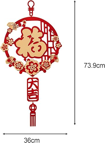Miniatura 4 de Parejas de Año Nuevo Chino Festivales de Primavera Decoraciones Carácter Chino Decorativo Ventana Pegatinas Adhesivos para el Festival Casero,