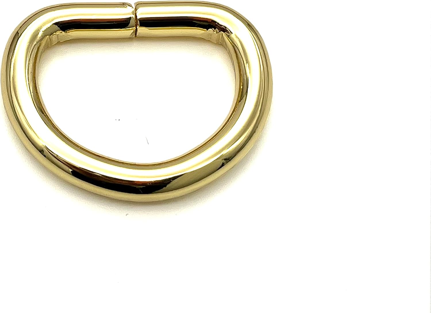 D Shape Rings Semi-Circular D ring buckles Non-Welded 1" / 25mm iron for webbing straps bags purse belt Dog Collars hardware making Golden U140