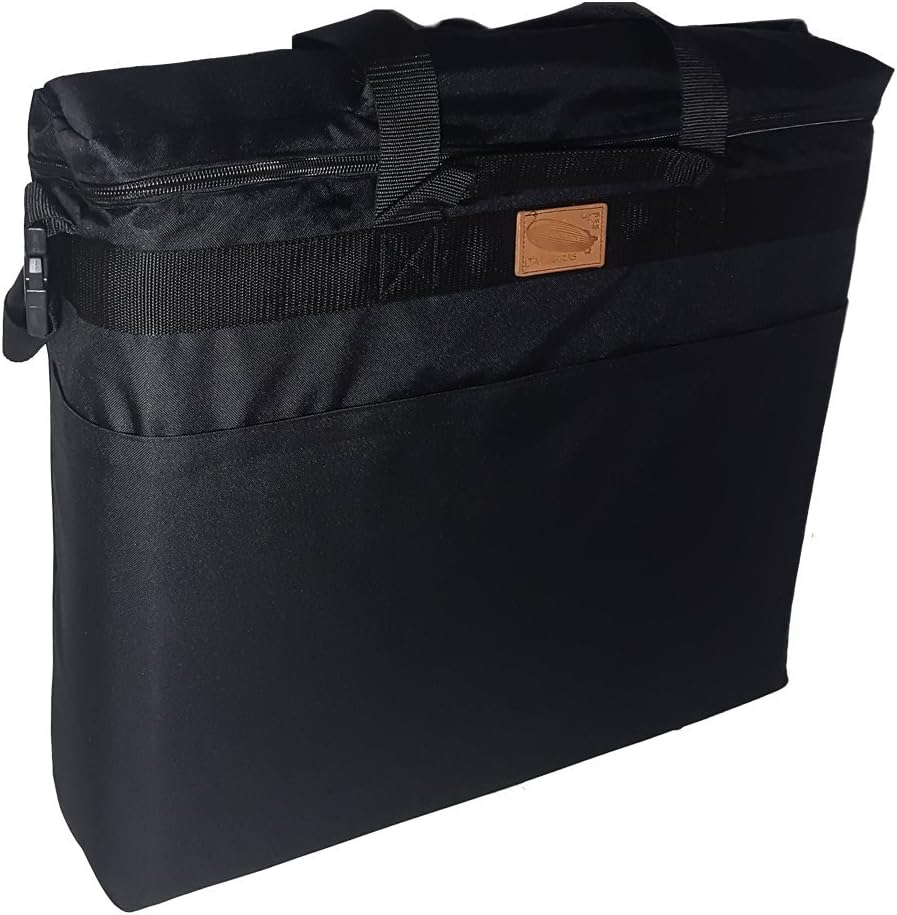 Protective Padded Reinforced Wheeled Travel Bag 24" / 27" Compatible with iMac (Black)