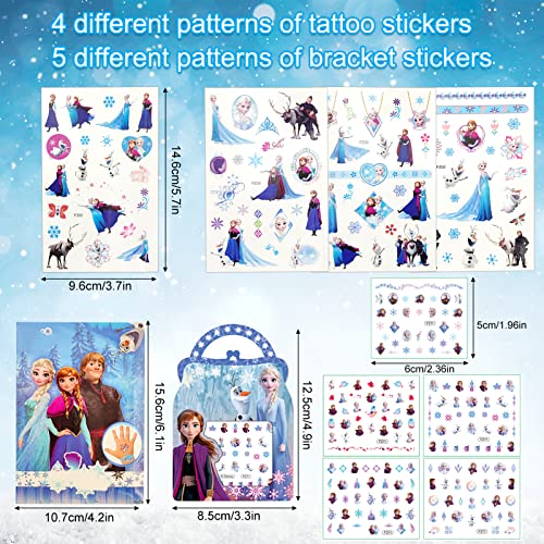 Tatuaggi Temporanei per Bambini 18 PCS, 8 Adesivi