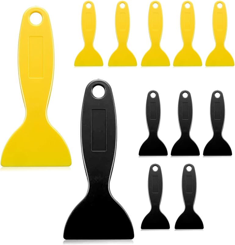 RTRTGS 12 db 3D Nyomtatás Spatula Készlet - Műanyag Simító Eszköz Légbuborék Eltávolításhoz, Vinyl Fóliázáshoz és Gyantamunkákhoz
