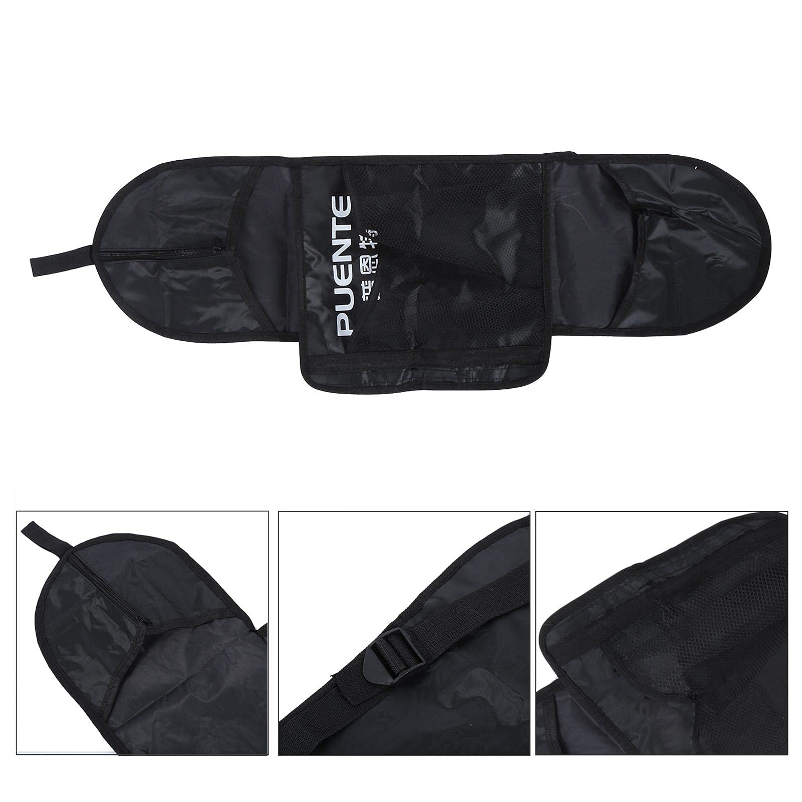 Skateboard Bag – Bolsa Longboard Impermeable Mochila de Almacenamiento para monopatín Longboard Bolsa de Transporte Accesorio, Negro