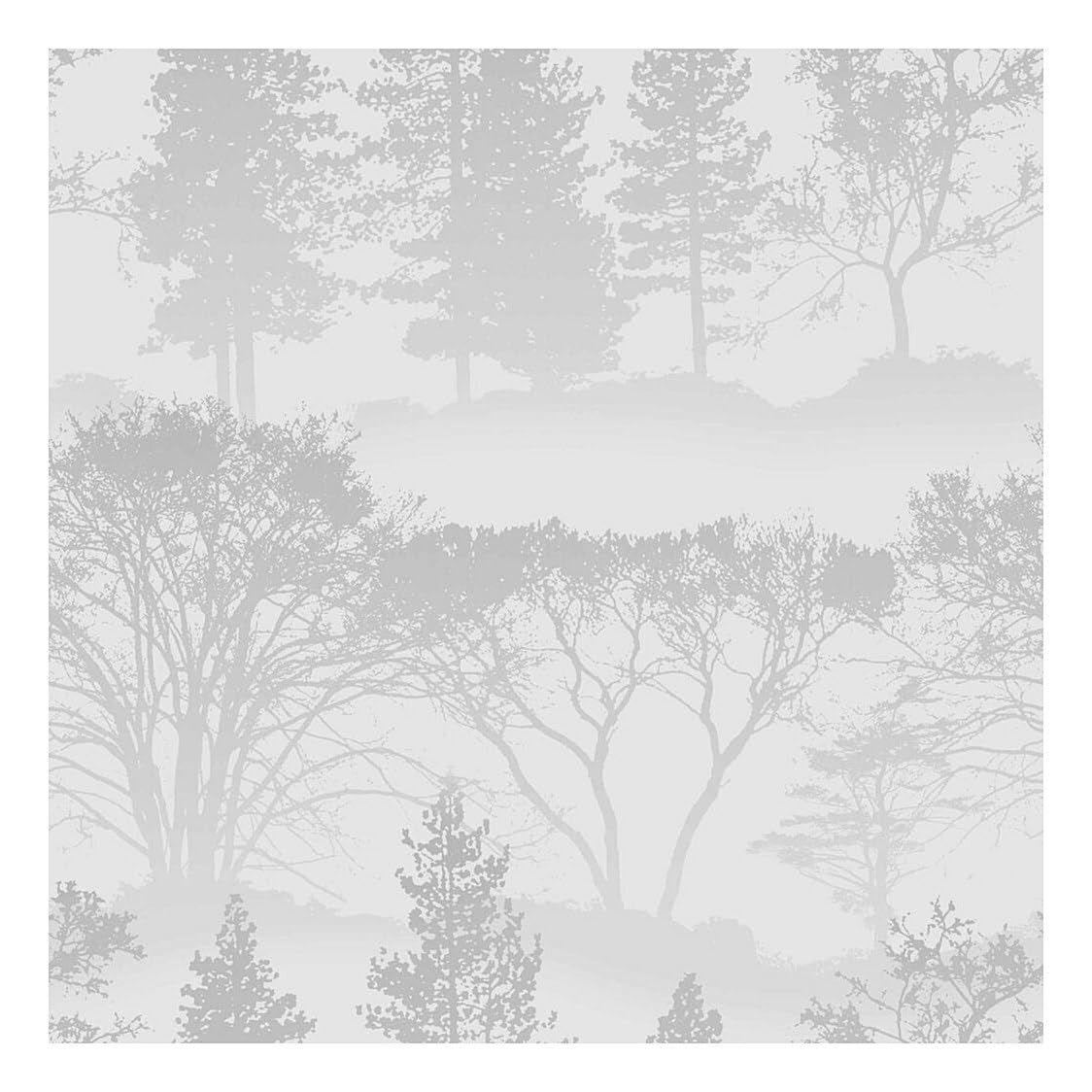 Fresco Misty Morning Grey Wallpaper