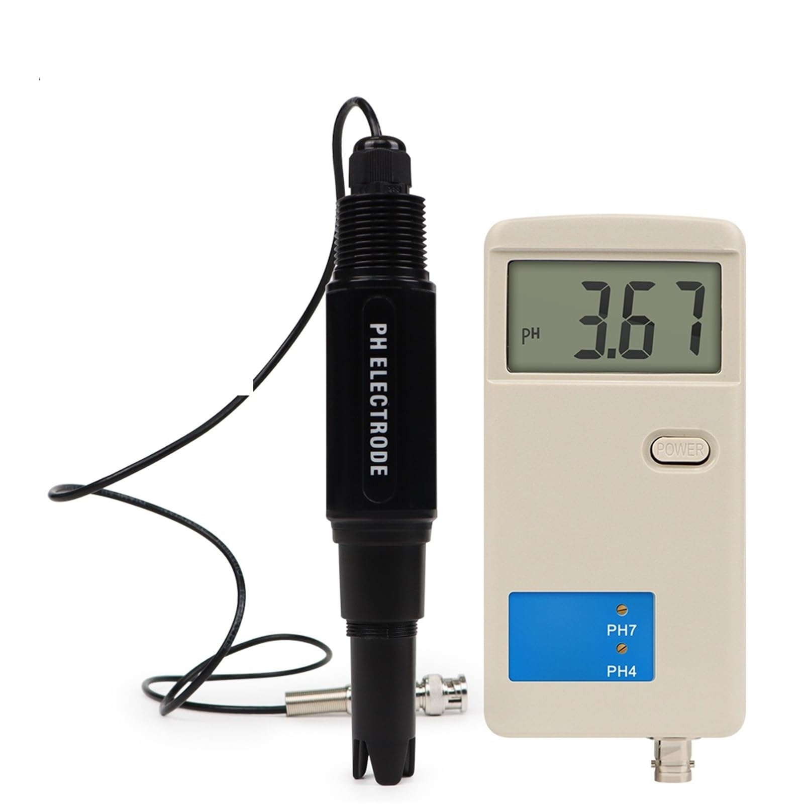Digital pH Meter, High Precision pH Tester Backlight Digital PH Meter Water Quality Tester for Laboratory Drinking Water Aquarium Hydroponics