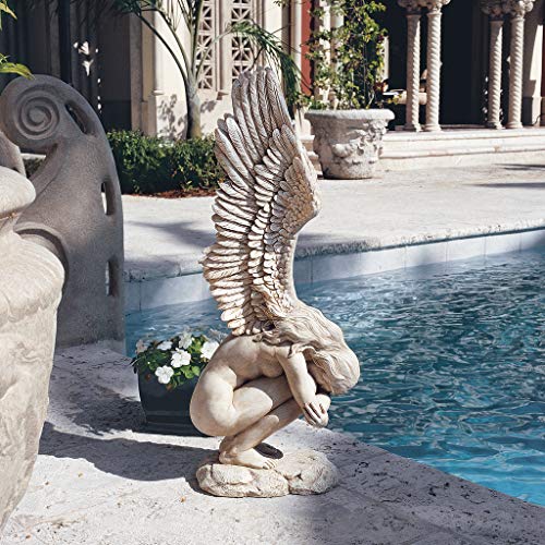 Design Toscano NG33660 Remembrance And Redemption Angel Religious Indoor/Outdoor Garden Statue Large thumb #3