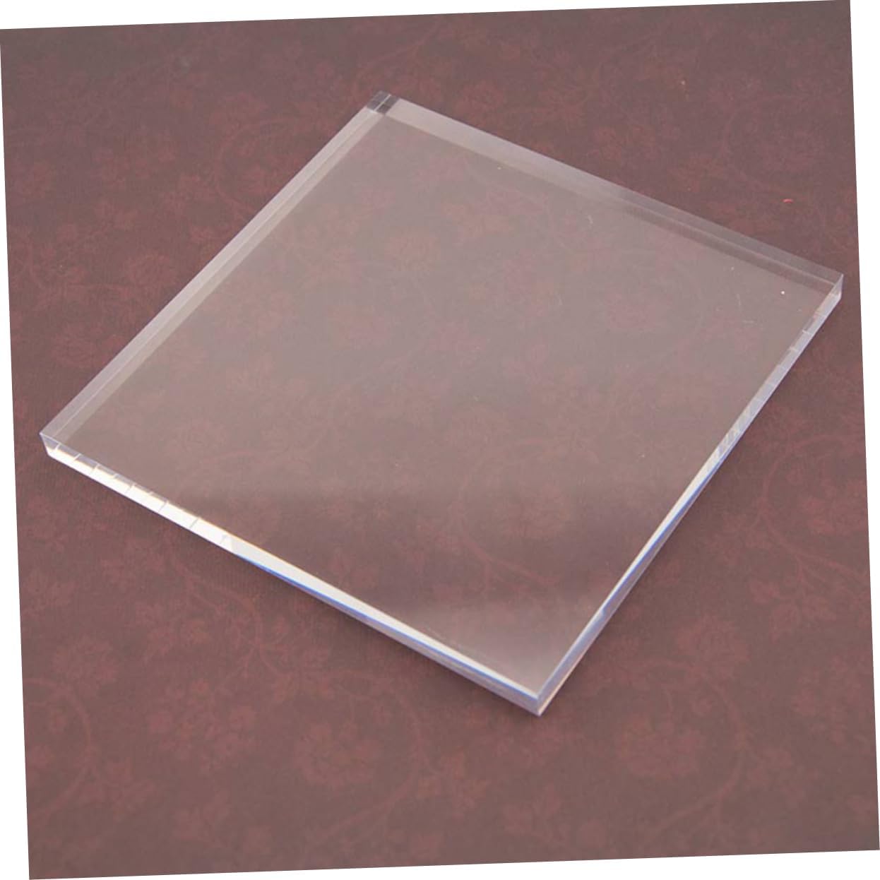 Acrylic Stamping Block Handle, Round Bead Design for Crafts
