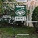 Jets Welcome to Our Home Garden Flag and Flagpole Mount