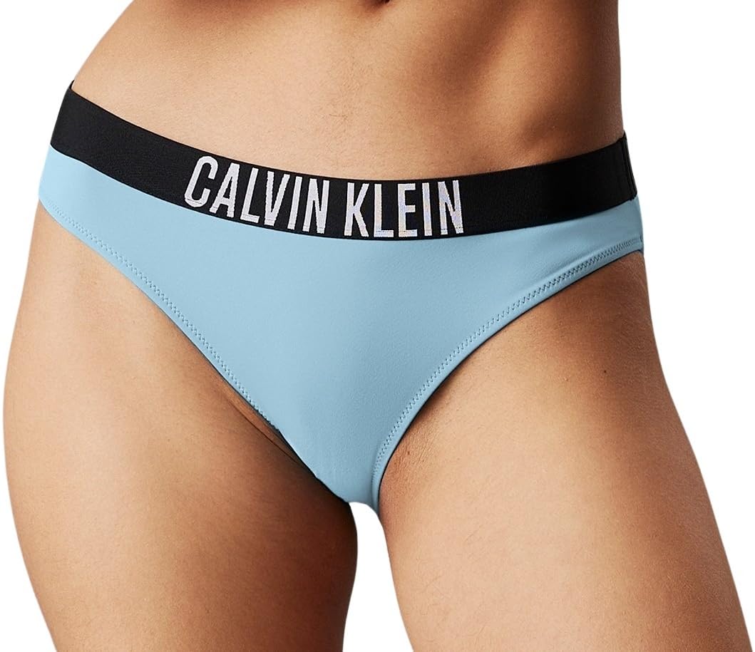 Calvin Klein Donna Slip Bikini con Fascia con Logo