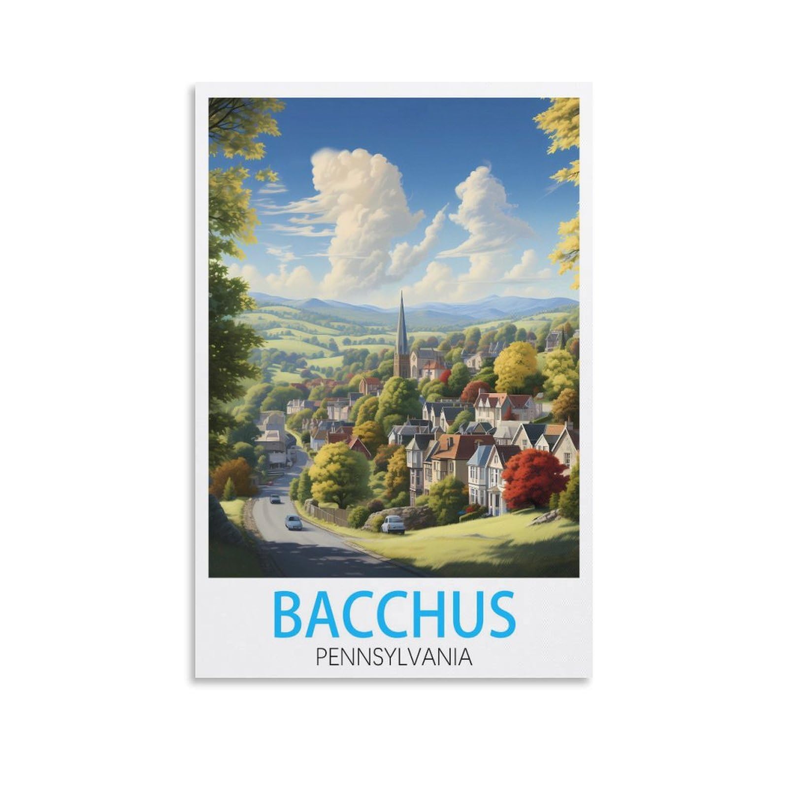 Vintage Metal Tin Sign Bacchus Pennsylvanias Kitchen Bar Novelty Gift Metal Tin Wall Décor Sign 30x30cm