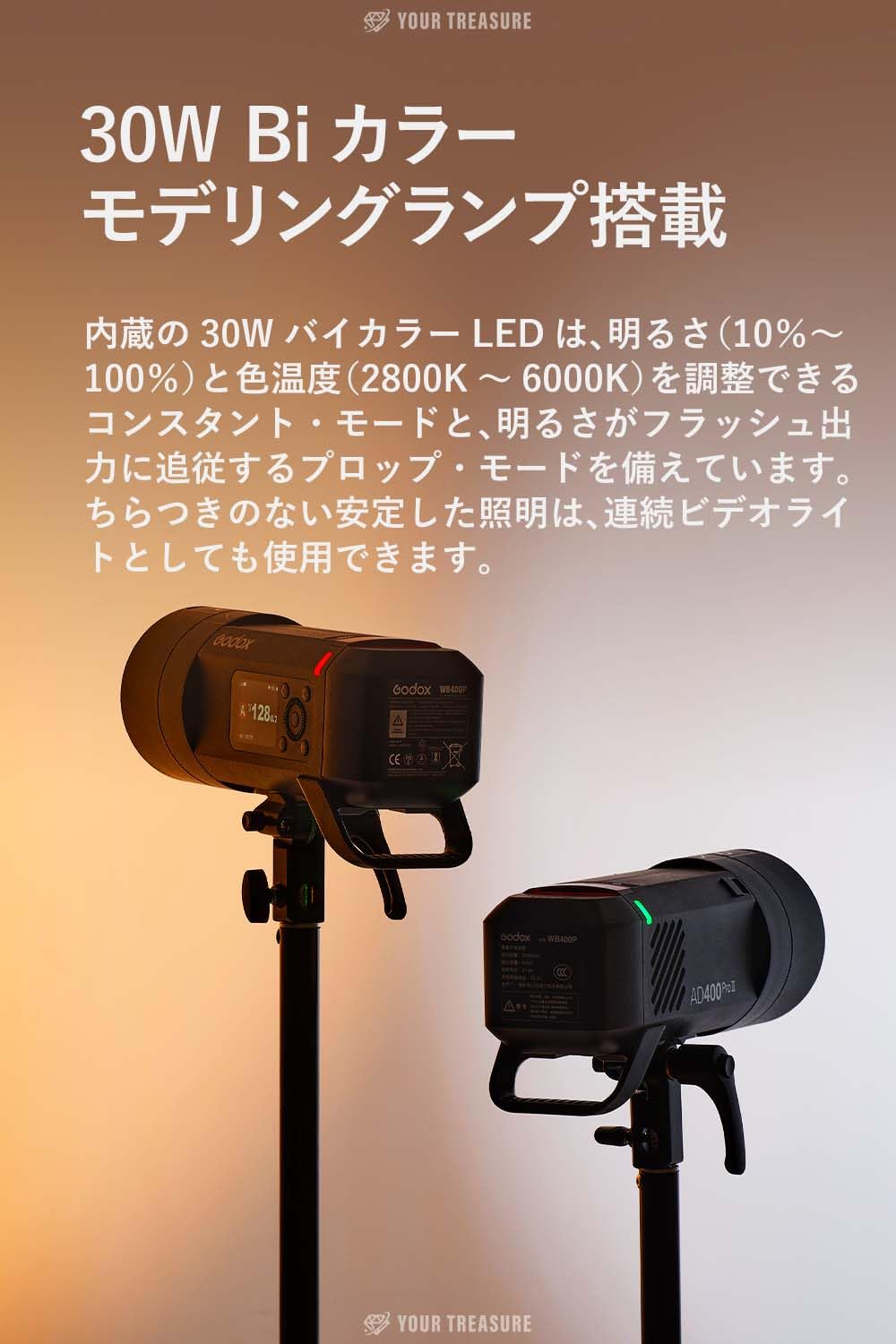 Amazon | 【日本人運営の正規代理店】Godox AD400ProII AD400Pro-II