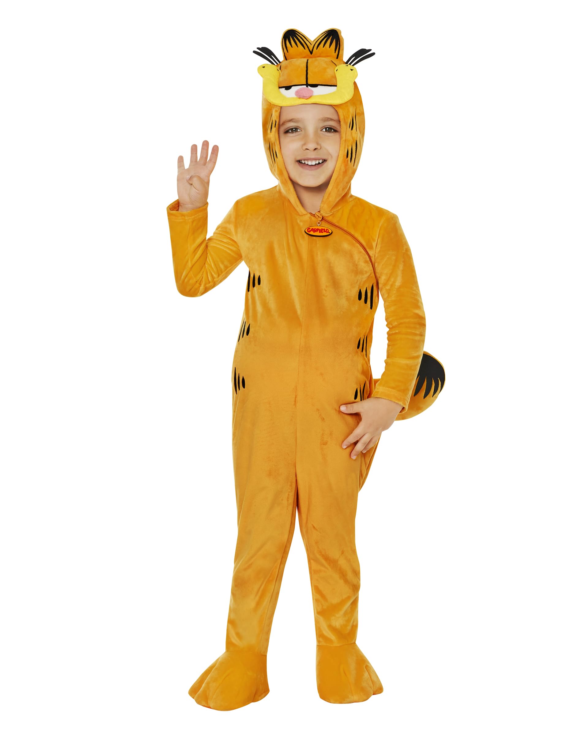 Spirit Halloween Toddler Garfield Jumpsuit Costume | Officially Licensed | Garfield Outfit