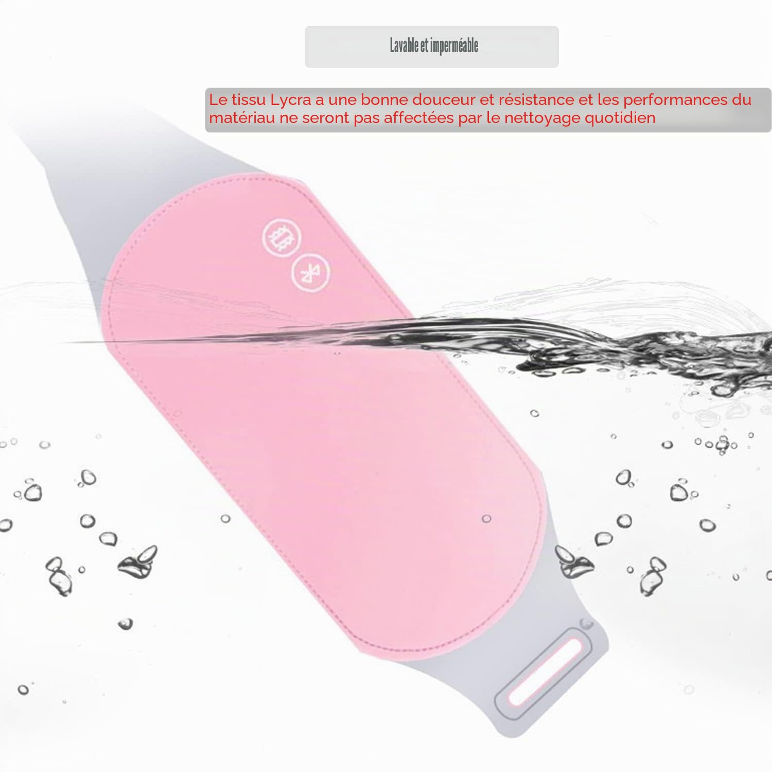 Coussin Chauffant Portable Pour Le Dos Pour Les Crampes, Ceinture Menstruelle Chauffante Pour Les Femmes, 3 Modes De Température et 3 Massages Pour Les Crampes