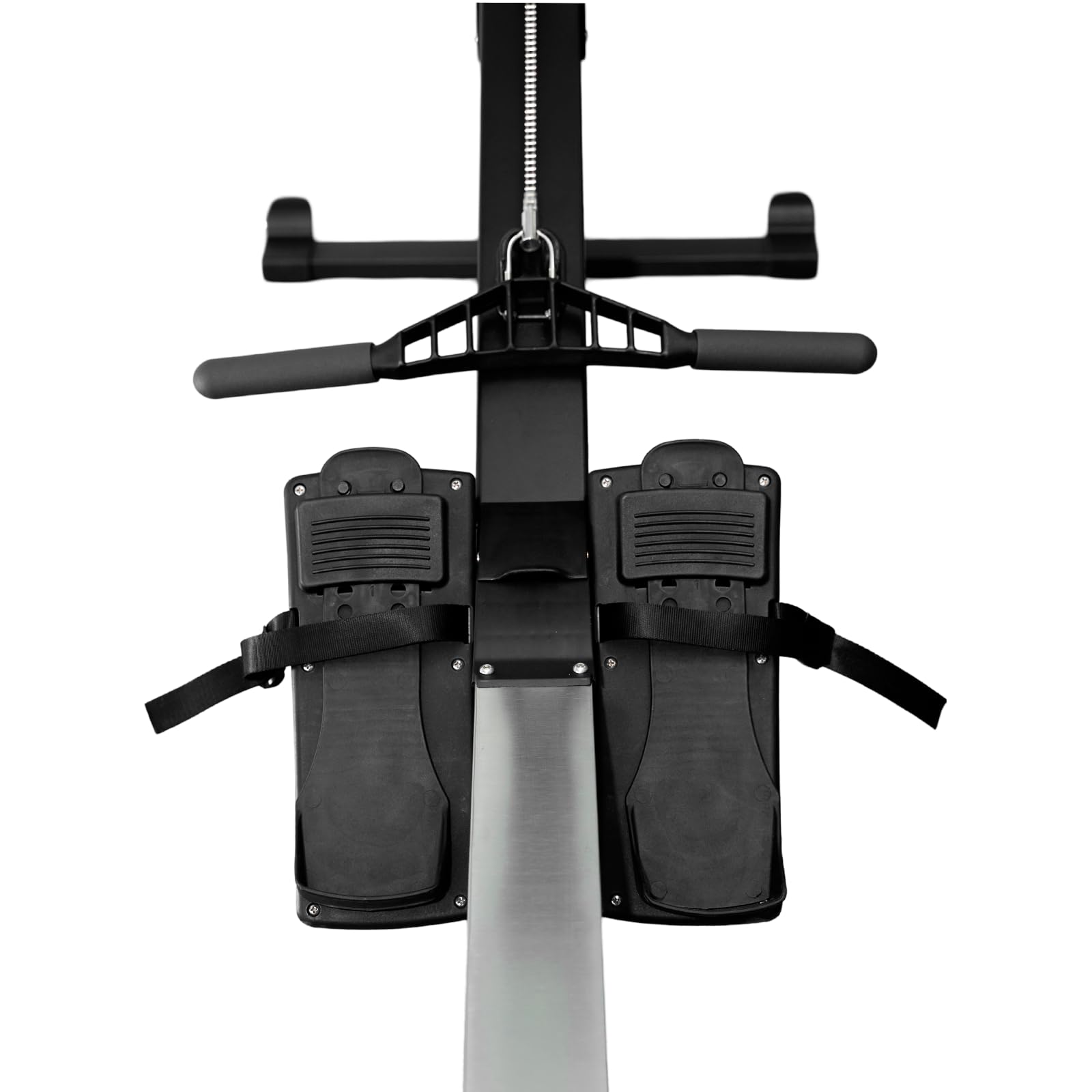 Vogatore ad Aria Pieghevole con Kinomap | Rowing Machine Home Gym con 10 Livelli Resistenza, Display LCD e Trasmissione a Catena
