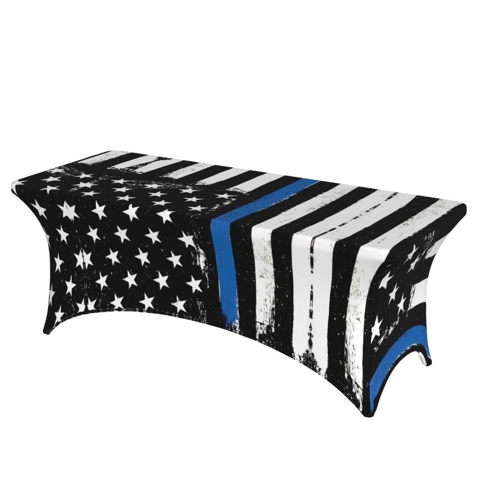 Nappe de table drapeau américain élasthanne pour soirée à thème