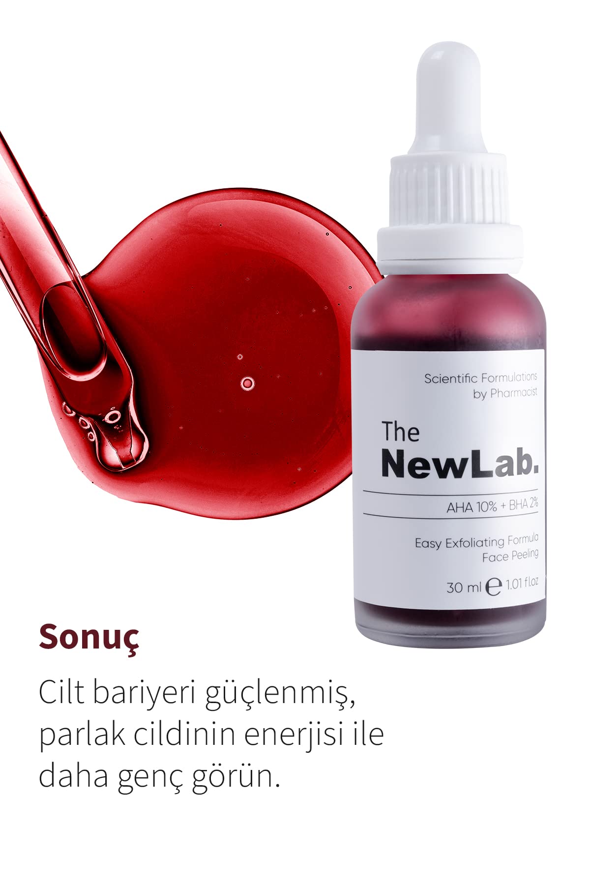 the newlab. The NewLab-Canlandırıcı & Cilt Tonu Eşitleyici Yüz Peeling Serum 30 Ml (aha 10% + Bha 2%)