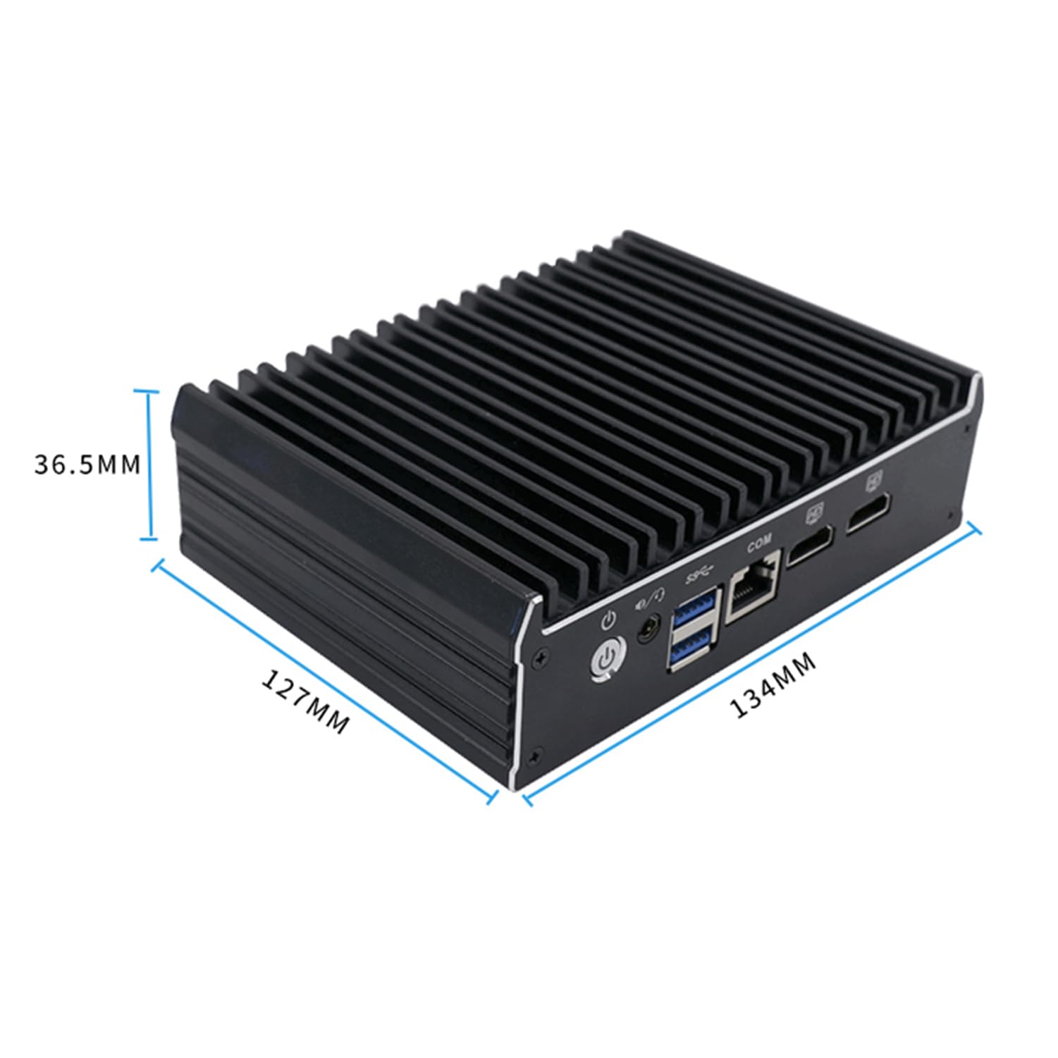 Din Rail Micro Firewall Appliance, Mini PC, PFSense, Untangle, Sophos XG, Mikrotik, OPNsense, VPN, Router PC, Celeron J3160, RX18, COM, 4 x I210 I211, 2 x HDMI, 0 RAM, 0 Storage, Barebone No System