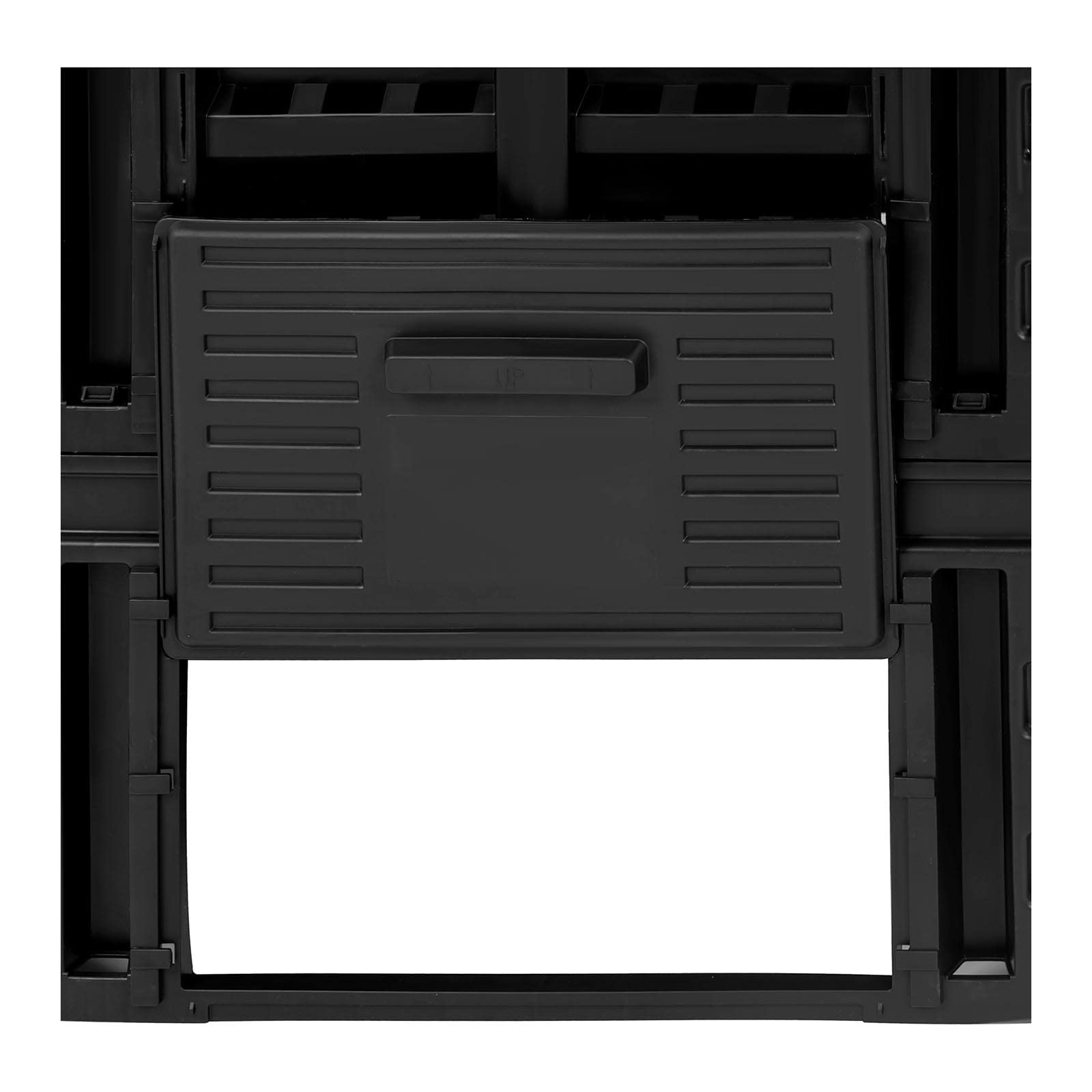 Compostiera da Giardino Composter per Giardinaggio HT-COMP-860 (860 l, Ancoraggio 11 cm, Polipropilene)