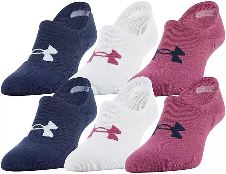 Under Armour Womens Breathe Lite Liner Socks 6 Pack