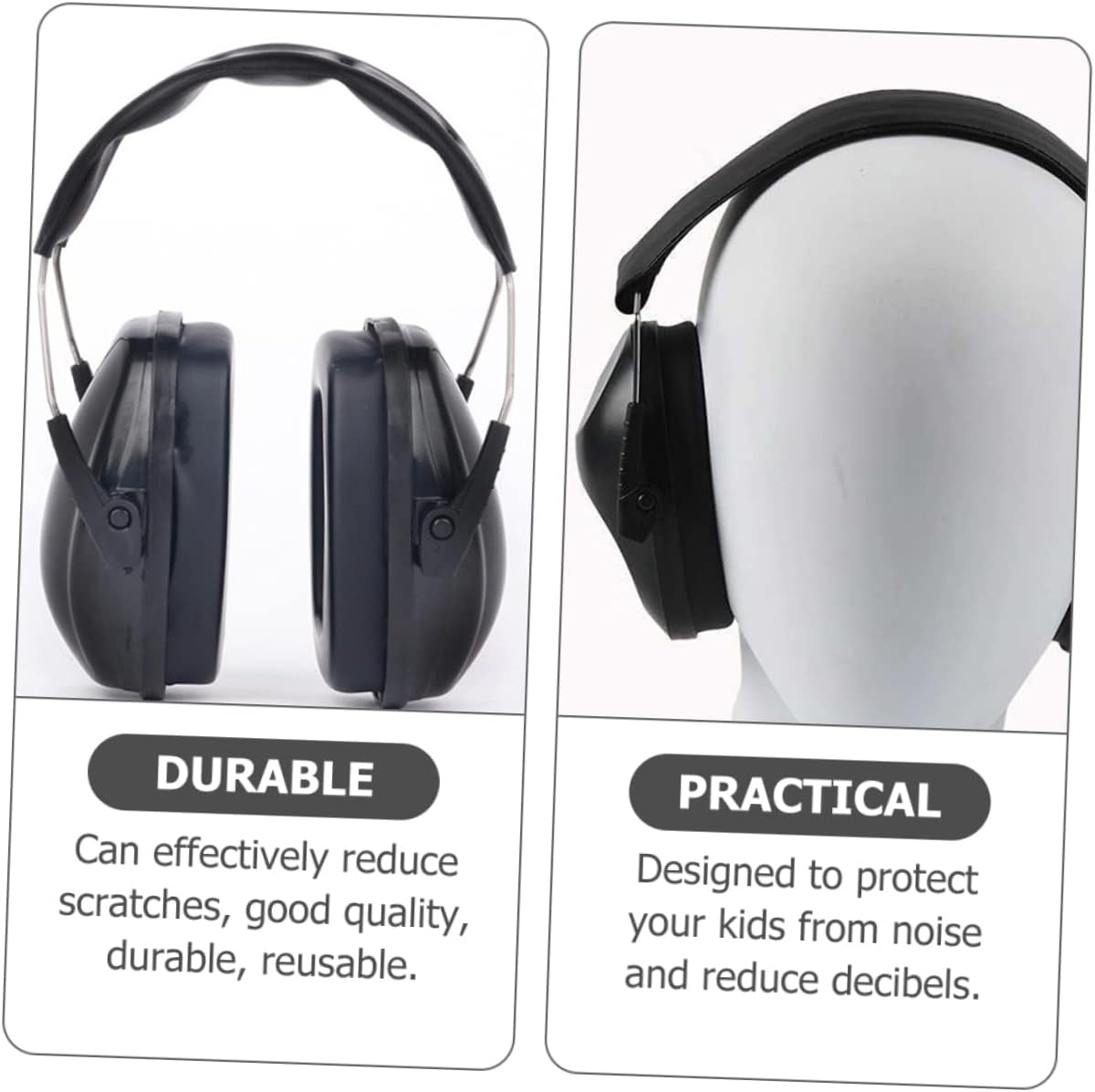 UPKOCH Noise Cancelling Earmuff Noise Reduction Ear Cover for Boy Girl and Durable and Reusable Hearing Protection for Home Outdoor and Travel Use present